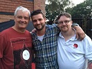 Gary, Will and Stuart Bramwell. Enjoying probably the last BBQ of Summer 2016. Posted by Gary Bramwell.