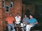 John & Jean Bramwell with Robyn & David Bramwell, Margaret River WA 1987c. Provided by John Bramwell.