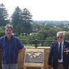 John Bramwell & son John, 8 September 2016 at Monument Hill & War Memorials Fremantle Australia. Provided by John Bramwell.