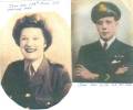 Supplied by John Lister Bramwell; Jean aged 17 joining ATS January 1945, John aged 20 in Merchant Navy.