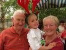 Supplied by Wendy Todd; Ron and Ann Turner, nee Bramwell, with grandson Ryan Todd in Dec 2006